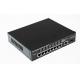 10 / 100M 8 ports 30W Industrial Media Converter With 1 Port Giga Combo SFP Slot