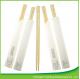Convenient Custom Disposable Bamboo Chopsticks 24cm Twins Paper Wrap