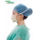 White/Blue Green Disposable Non Woven Face Mask 3 Ply Earloop For Hospital