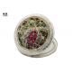 Multi - Fuction Retro Small Compact Mirror Antique Color 105g Weight