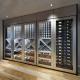 Coating Stainless Steel Bar Cabinet Waterproof Modern Wine Storage Cabinet