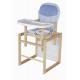 Modern Dining Babies High Chairs , Adjustable Wooden High Chair for Kids