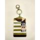 Rectangle  Card Case With Key Holder Inkjet Printing Baggage Tag