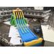 Commercial Grade 4 Lanes Wet Giant Inflatable Water Slide For Big Event