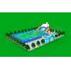 Durable PVC Blue Commercial Inflatable Water Slides With Pool EN71