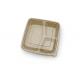 9 inch Outdoors Takeaway Food Containers Disposable Lunch Biodegradable Container