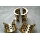 Stable Graphite Sleeve Bearings Good Shock Absorption Copper Alloy