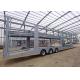 60T 12 Tire Car Hauler Carrier Truck Trailer With Security Initiative Protection Device
