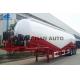 70 Tons 40 Cbm Cement Tanker Trailer Carbon Steel Walkway With Ladder