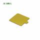 Reusable MDF Gold Rectangle Cake Board Disposable 100*65mm Greaseproof