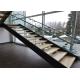 Modern Straight Contemporary Wood Stairs