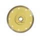 Turbo Continuous Rim Dry Diamond Cutting Disc , Fast Ceramic Cutting Wheel