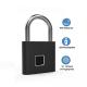 Keyless Smart Thumb Print Padlock Anti Theft Electronic Pad Locks For Luggage