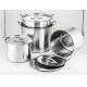 6L/10L/12L/16L 4pcs high quality stainless steel cookware set & 24 /26/28/30cm cooking  pot & 8pcs  410# stcok pot