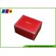 Glossy PP Lamination Counter Display Boxes , Small Cardboard Gift Boxes For Video Brochure BOX036