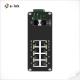 Managed PoE Switch 8 Port 10/100/1000T 802.3at 30W To 2-Port 1000X SFP Fiber Ethernet Switch
