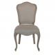 French style linen fabric upholstered vintage wedding chairs and event chair supplies for sale