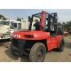 Toyota FD70 Second Hand Diesel Forklifts , 2 Stage Used 7 Ton Forklift