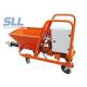 7.5KW Wet Ready Mixed Wall Cement Mortar Spraying Machine 30L / Min Orange Color