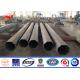 Hot Dip Galvanized Steel Philippines Metal Utility Poles For Utility Transmission Line
