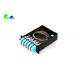 MPO MTP Cassette Low Power Penalties LC UPC Adapter With Desgined For 10G/40G Color Black