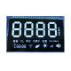 Oem Odm Pin Connector Programmable VA LCD Display 6 O'Clock Monochrome