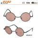 Women's round  fashionable sunglasses with metal frame, UV 400 Protection Lens