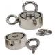 94mm Dneodymium Retrieving Magnet Rust Resistant With Two Eyebolt