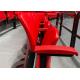 Red Folding Stadium Chair Plastic Blow Molded HDPE Football Stadium Seating For Audience