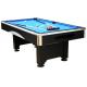 Chromed coner 7 FT Electronic Billiard Table with Flash and Busic wood pool table