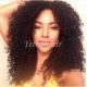 Soft  Kinky Curly 100% Brazilian Virgin Hair Weave For Dream Girl