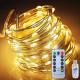 10M LED USB Copper String Holiday Lights with Remote Controller for Christmas Decoration