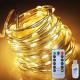 5M LED USB Copper String Lights Christmas Lights with Remote Controller for Festival Decoration