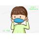 Funny Children'S Medical Face Masks Ear Wearing Breathable Surgical Mask CE FDA ISO