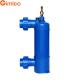 Durable PVC Shell Chiller Heat Exchanger MHTA2 For Aquarium
