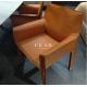 Leather Contemporary Design Restaurant With Armrest Modern Dining Room Chair