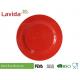 Solid Color Melamine Plates Bowls With Rim Dishwasher Safe Heat Resistance Non - Toxic