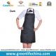 Classic black promotional plan aprons in stock ready for customized logo advertisment need