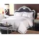 300TC Textile Products Hotel Bed Linen With Comfortable Plain Pure Color