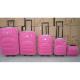 170T Lining Silk 8 Wheel Suitcase , 4 Pcs Carry On Travel Luggage With Wheels