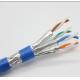 500MHz  SFTP Double Shielded Pure Copper Cat6A LAN Cable