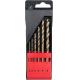 Bright Finished 6PCS HSS Drill Bit Set 2mm-8mm For Stainless Steel Metal