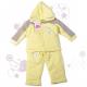 Winter Cotton Baby Girl Two Piece Sets Infant Toddlers Padded