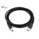 2.0 Type A Mlae USB Extension Cable UL2725 28AWG Black For Printer Scaner Cord
