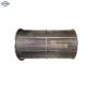 Threaded End Connection Wedge Wire Screen 27%-80% Filter Mesh Low Carbon Steel