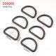 Metal D-Ring Loop 1 Inch D Ring Buckle for Bags Webbing Sewing Customized Logo Acceptable