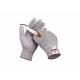 HPPE Liner Class 5 Cut Resistant Gloves Grey Color EN388 Certificates