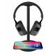 The world first Excellent dual mic 30db Active noise cancelling headphone with Charging Stand