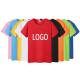 Children Short Sleeve Kids T Shirt O Neck Custom Logo Printing 100% Cotton