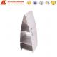Triangle Shape 600mm 6082 Aluminum Alloy Profile / Extruded Aluminum Louver / Blinds